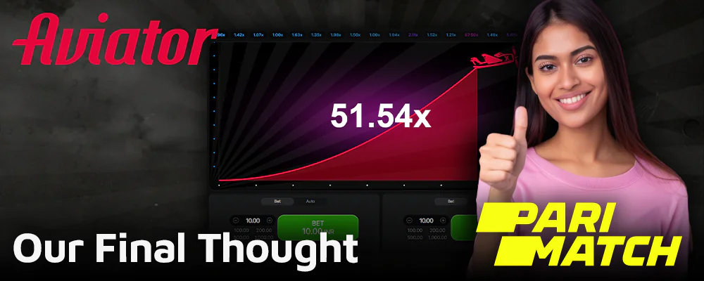 Final verdict: play Aviator game at Parimatch India