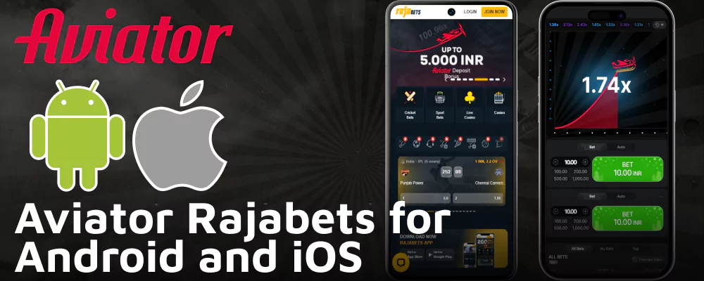 Rajabets Aviator App for Android and iOS